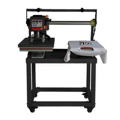 DBLDBL V2 Heat Press: Double Station, Sliding, Semi-Automatic Pneumatic Heat Press (DOUBLE STATIONS, each 15.75 inches x 19.7 inches)
