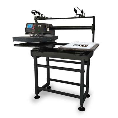 DBLDBL Heat Press (V3): Double Station, Sliding, Semi-Automatic Pneumatic Heat Press (DOUBLE STATIONS, each 16 inches x 20 inches)
