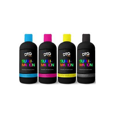 DTGPRO Sublimation Ink for Epson based Sublimation Printers (560ml) - 140ml each K, C, Y, M